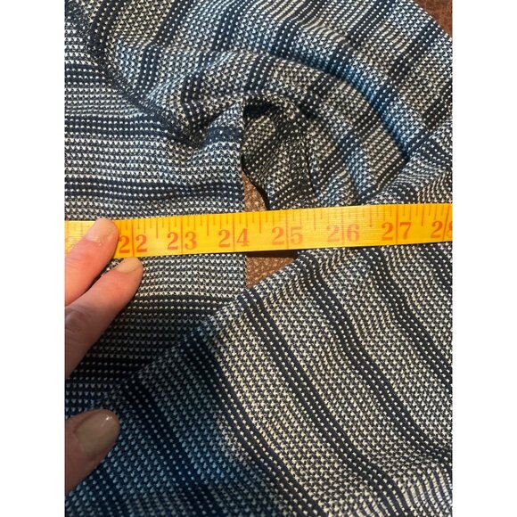 NWT - RETROFIT Brand Gray Navy Hoodie Jersey Top textured lightweight - Picture 2 of 7